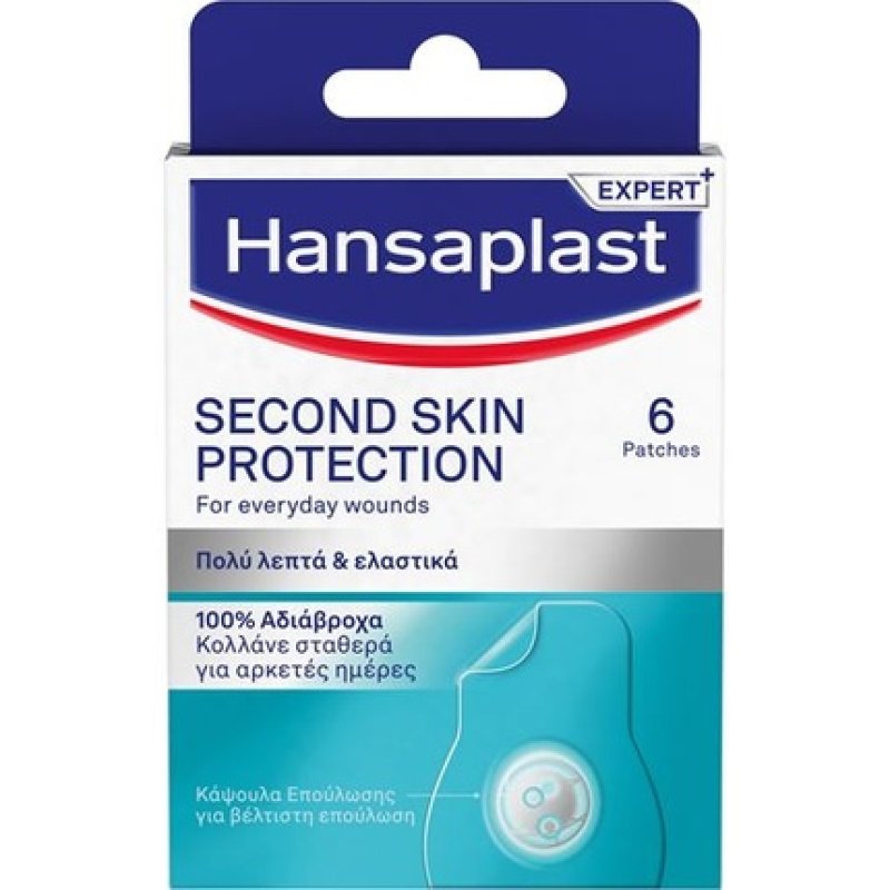Hansaplast Second Skin Protection For Everyday Wounds - 6 Pieces