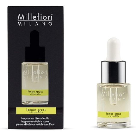 Millefiori Room Fragrance, Glass, Yellow, 15ml, 7010-7filg Lemon Grass