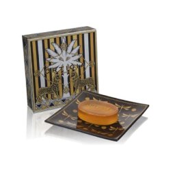 Ortigia Glass Soap Dish with 40g Soap