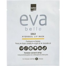 Eva Belle Gold Hydrogel Lip Mask - Revitalizing Mask For Hydrated Soft Lips - 1 Piece