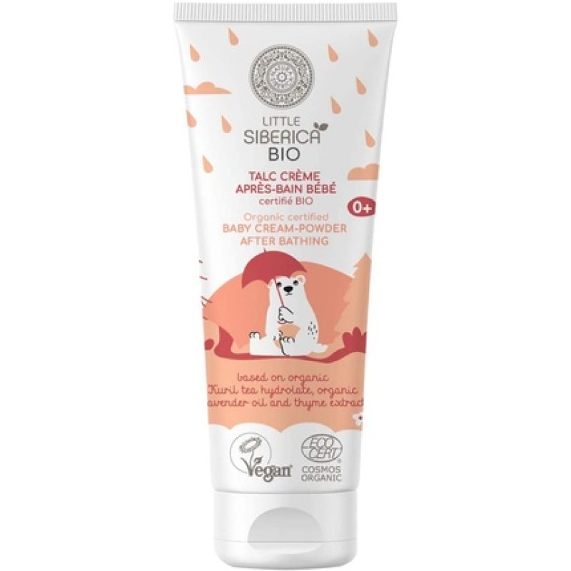 Natura Siberica Little Siberica Organic Certified Baby Cream-Powder After Bathing 75ml