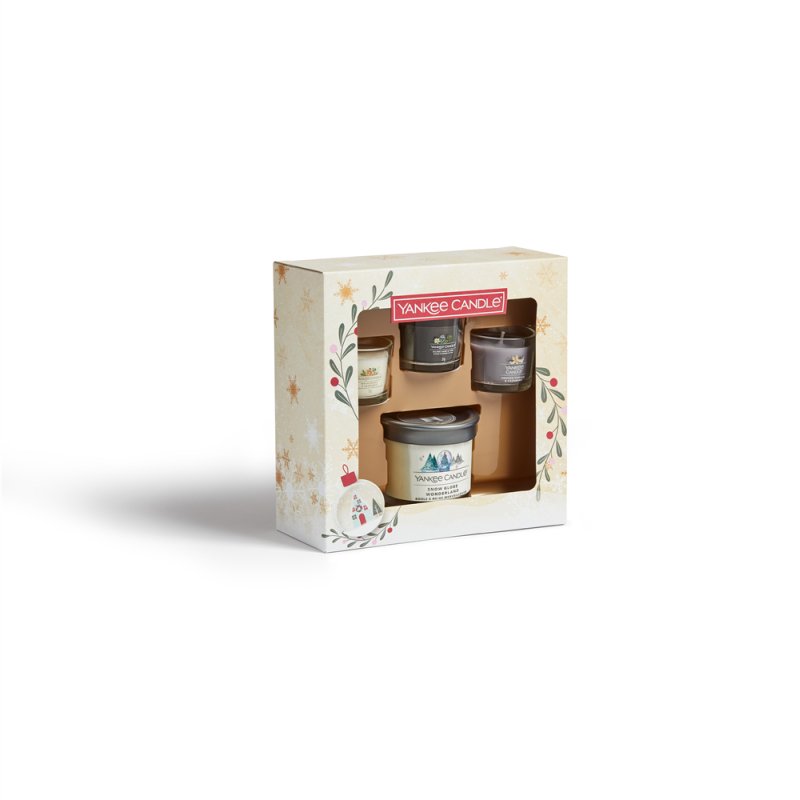 Yankee Candle Gift Set | 3 Scented Votives & 1 Signature