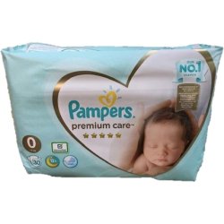 Pampers Premium Care Nappies Size 0 Up to 3kg Newborn 30 Count