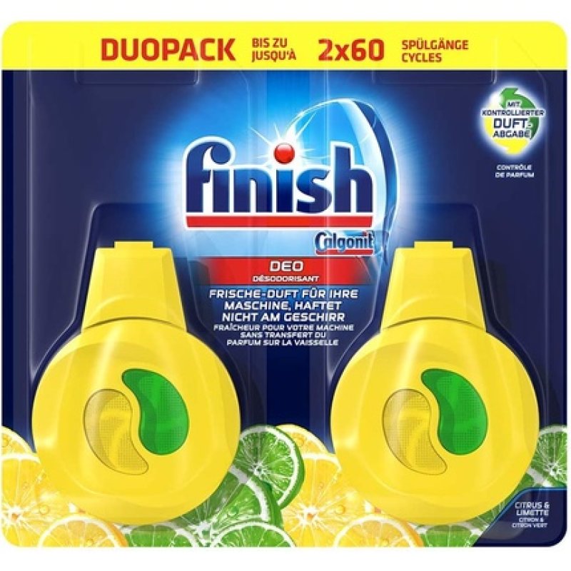 Finish Dishwasher Deodorant Citrus & Lime - Deodorant For The Dishwasher - Against