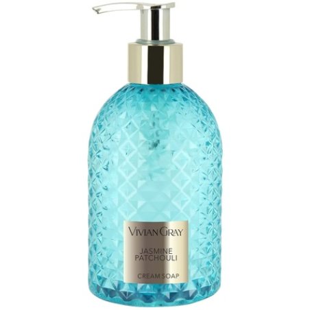 Vivian Gray 3510 Gemstone Soap Dispenser With Cream Soap Jasmine & Patchouli