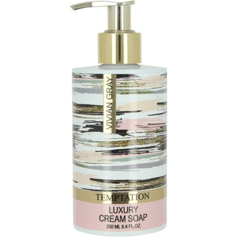 Vivian Gray 1060 Soap Dispenser With Temptation Luxury Cream Soap, Multi-Colour