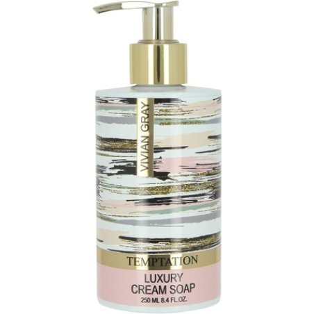 Vivian Gray 1060 Soap Dispenser With Temptation Luxury Cream Soap, Multi-Colour
