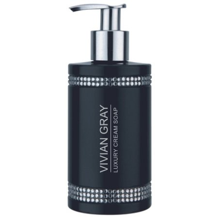 Vivian Gray 3215 'Crystals' Soap Dispenser With Cream Soap, Black 250 Ml 250