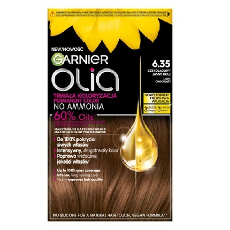 Garnier Olia Hair Color 635 Light Chocolate