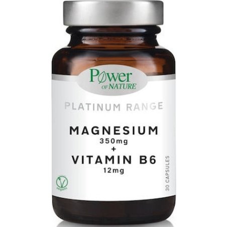Power Health Platinum Magnesium 350mg With Vitamin B6 12mg - 30 Capsules
