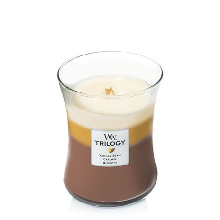 WoodWick 92904 bougie en cire Autres Caramel, Vanille Marron, Blanc, Jaune 1 pièce(s)