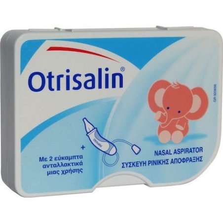 Otrisalin Nasal Suction Device For Baby - 1 Device With 2 Flexible Replacements