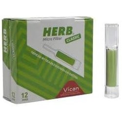 VICAN 12 Herb Micro Filter Classic Cigarette Filters