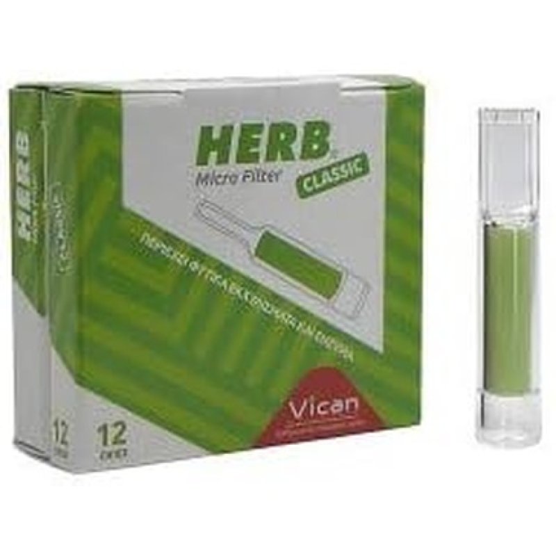 VICAN 12 Herb Micro Filter Classic Cigarette Filters