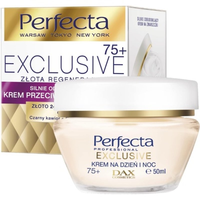 Perfecta Exclusive Golden Regeneration Anti-Wrinkle Cream with Ceramides for Day and Night 75 