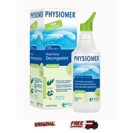 Physiomer Hypertonic Eucalyptus Adult Nasal Spray 135ml