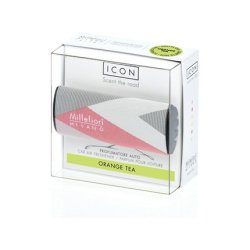Car Scent Icon Textile Geometric Orange Tea