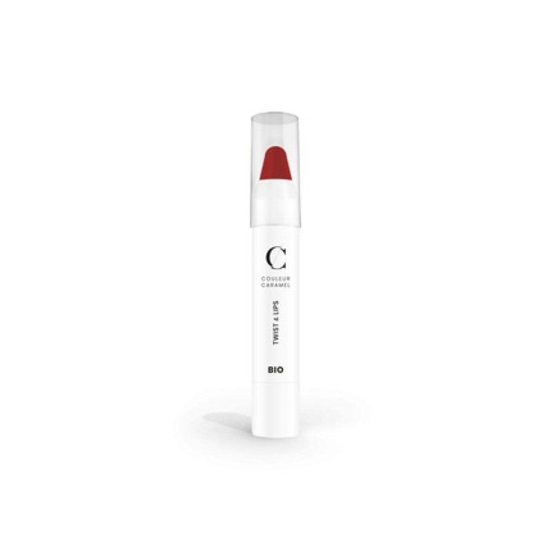 Couleur Caramel Twist&Lips Barra De Labios 407 Glossy Red 1un