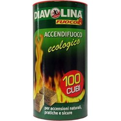 Diavolina Accendifuoco Ecologico Pz.100