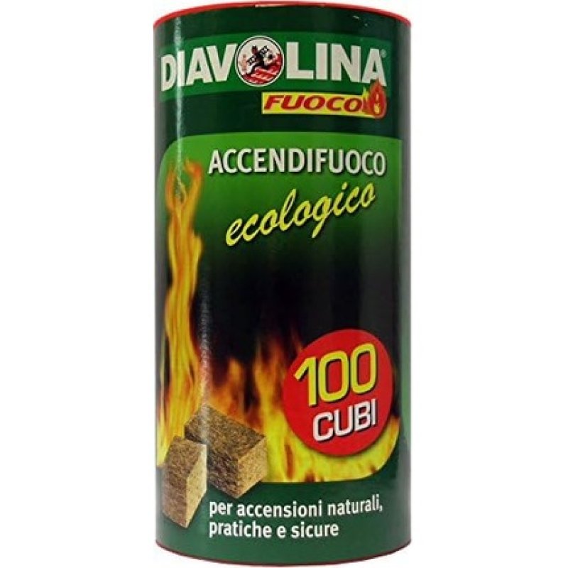 Diavolina Accendifuoco Ecologico Pz.100
