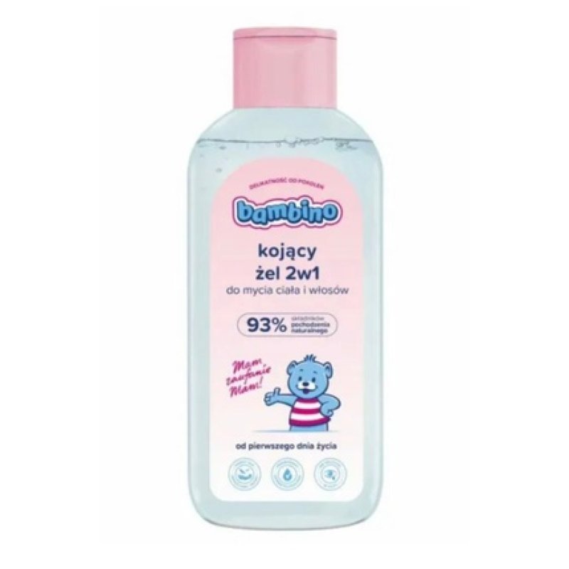 Bambino Soothing 2in1 Gel For Body/Hair Cleansing For Babies And Children,400ml