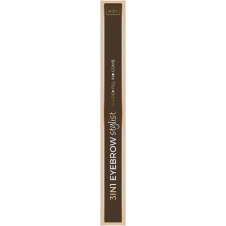 Wibo 3-in-1 Eyebrow Stylist Dark No. 2