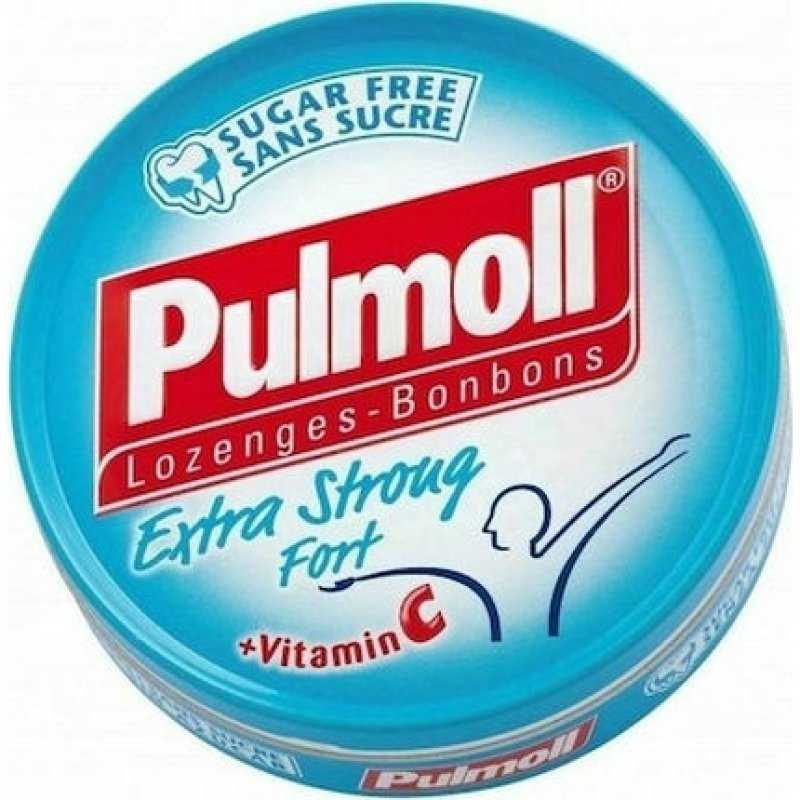 Pulmoll Extra Strong Caramels With Vitamin C For Cough And Sore Throat - 45g