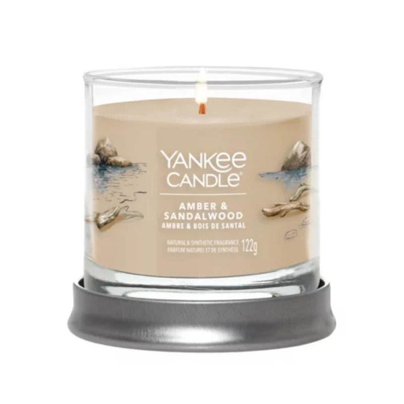 Aromatic Candle Signature Tumbler Small Amber & Sandalwood 122g