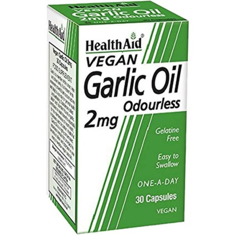 Healthaid Garlic Oil 2mg - 30 Vegicaps