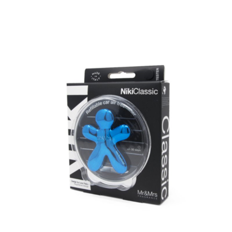 Mr & Mrs Fragranance Car Air Freshener, Niki, Classic, Cobalt Blue