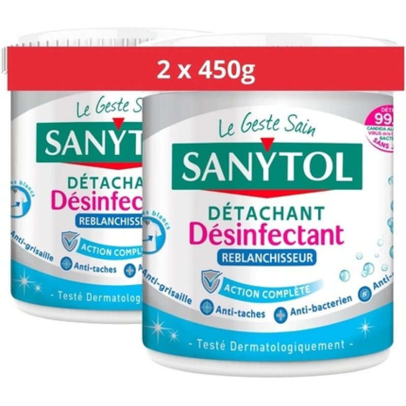 Sanytol Whitening Disinfectant Powder 450g - Pack of 2