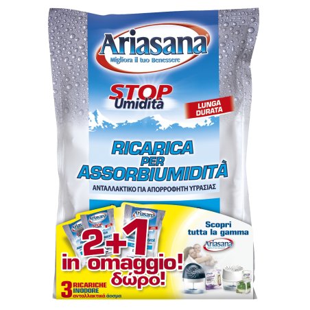 Ariasana 945801 recharge d'absorbeur d'humidité Absorbeur (recharge) Absorbeur d'humidité et d'odeur