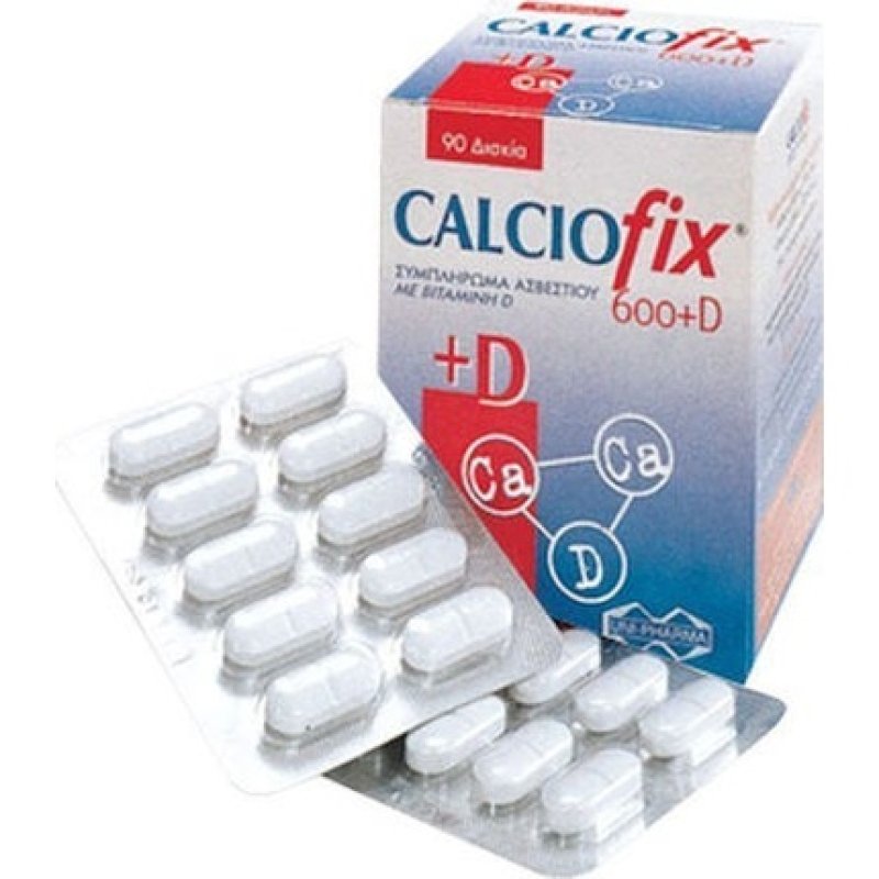 Intermed Calciofix 600mg 200iu D3 Calcium Supplement - Vitamin D, 90 Tablets