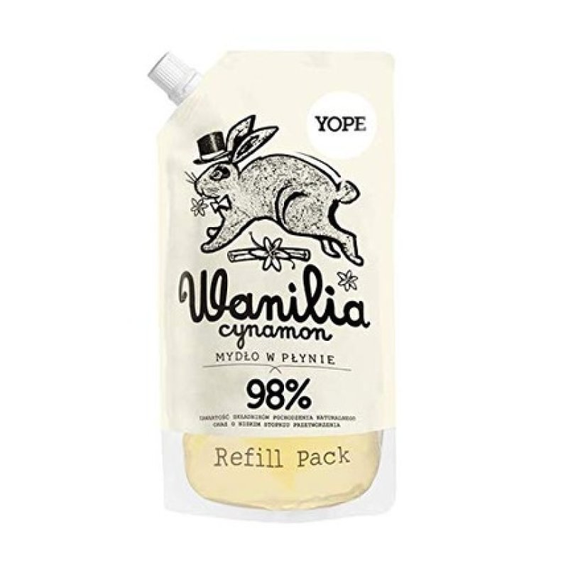 YOPE Vanilla and Cinnamon Liquid Soap Doypack 500ml
