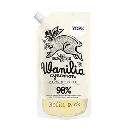 YOPE Vanilla and Cinnamon Liquid Soap Doypack 500ml