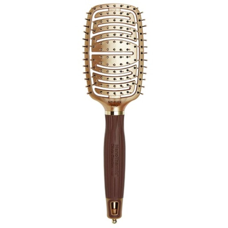 Olivia Garden Nanothermic Ceramic Ion Flex Scalp-Hugging Vented Hair Brush