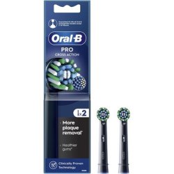 Oral-B Cross Action Replacement Heads For Electric Toothbrush - 2 Pieces