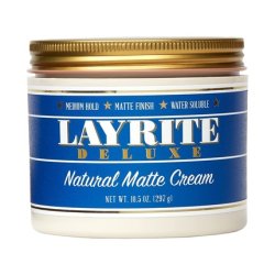 Layrite Natural Matte Cream 297g Medium Hold Water Soluble Matte Finish