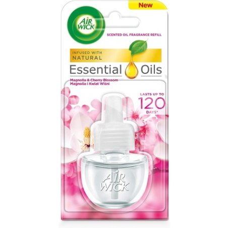 Airwick Electrical Magnolia & Cherry Blossom with Natural Essential Oils 19ml