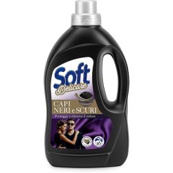 Soft - Black Liquid Detergent For Laundry - 1000 Ml