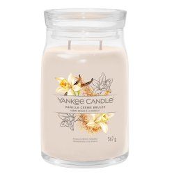 Yankee Candle Vanilla Crème Brûlée bougie en cire Cylindre Cannelle, Vanille Marron 1 pièce(s)