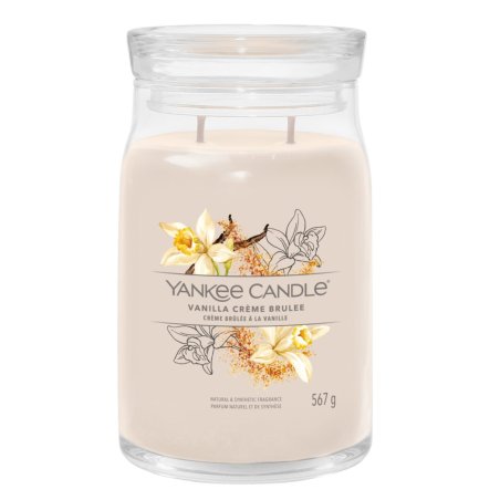 Yankee Candle Vanilla Crème Brûlée bougie en cire Cylindre Cannelle, Vanille Marron 1 pièce(s)