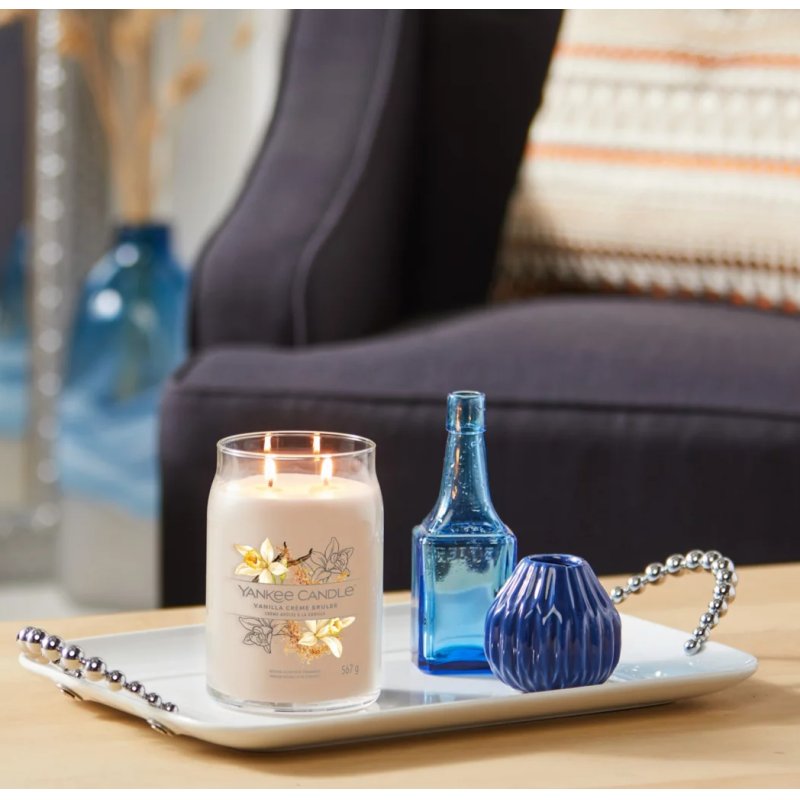 Yankee Candle Signature Scented Candle | Vanilla Creme Brulee Large Jar Candle
