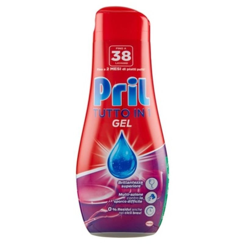 Pril All In Gel 35 Lavender Class Dishwashing Liquid - 35 L