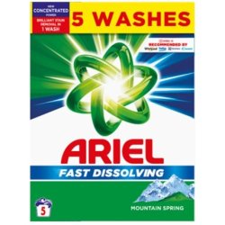 Ariel Rapid-Dissolve Fabric Powder - 275g For Superior Stain Removal And Enhanced Whiteness