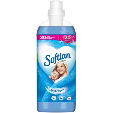 Softlan Ultra Fabric Softener Wind Fresh 1L