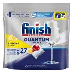 Quantum Lemon Dishwasher Finish Tabs - 27 pcs