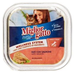 Migliorgatto Bocconcini Tray 100g - Salmon