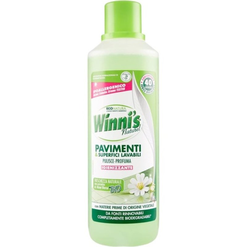 Winni's Pavimenti Floor Cleaning Hypoallergenic Detergent 33.8 Fluid Ounces 1000ml Bottle