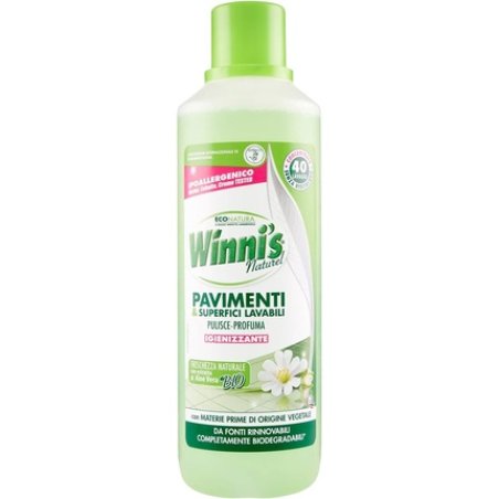 Winni's Pavimenti Floor Cleaning Hypoallergenic Detergent 33.8 Fluid Ounces 1000ml Bottle